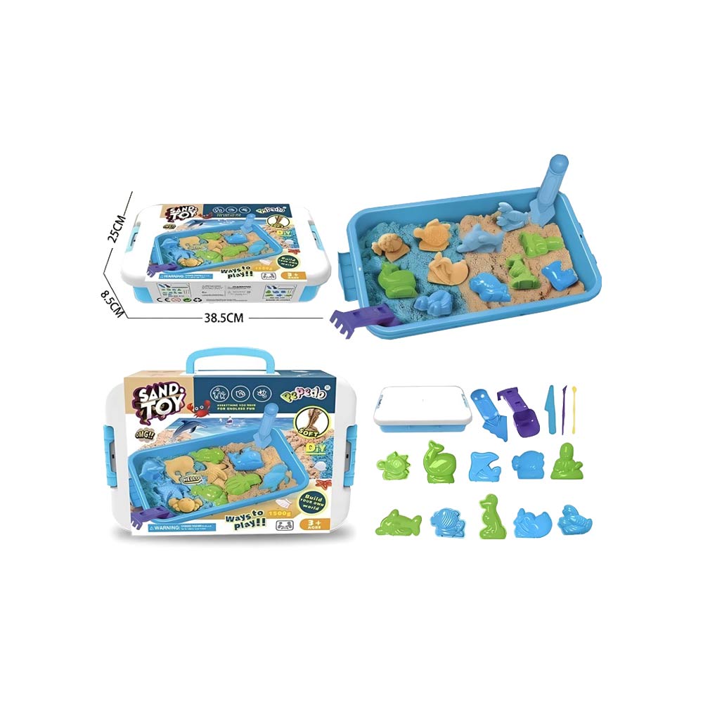 Sand Toy DIY Play Sand 1500g (3Yrs+) – Blue