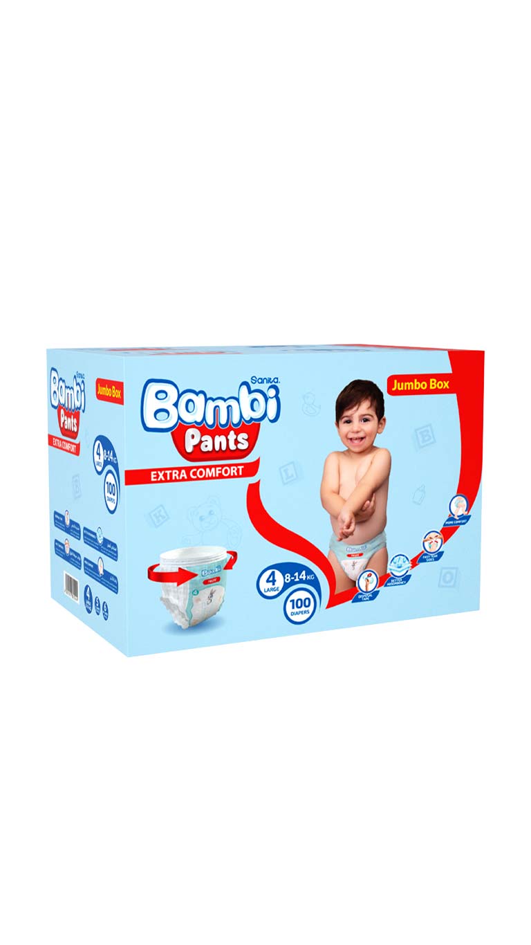 SanitaBambiSize4Large(8-14-kg)100PantsJumboBox2
