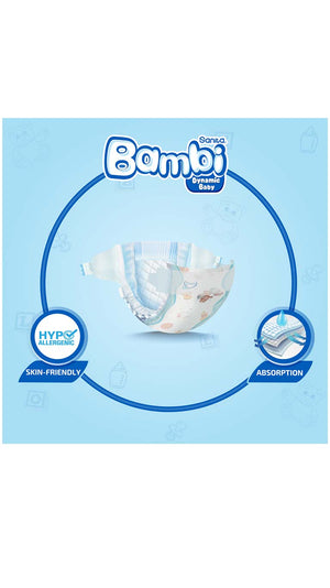 SanitaBambiSize6-XXLarge(16+kg)21DiapersValuePack3