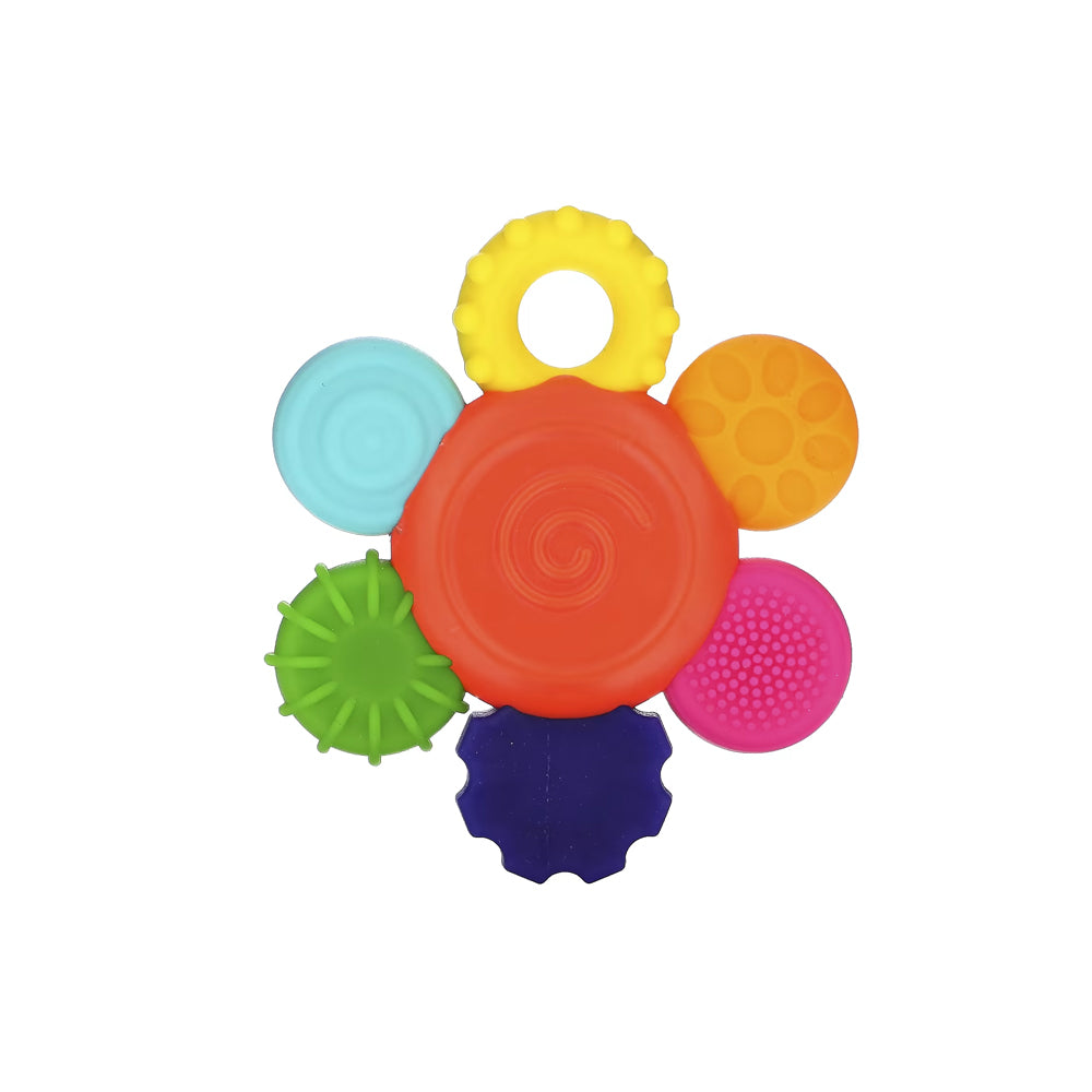 SassySiliconeFlowerTeetherRattle