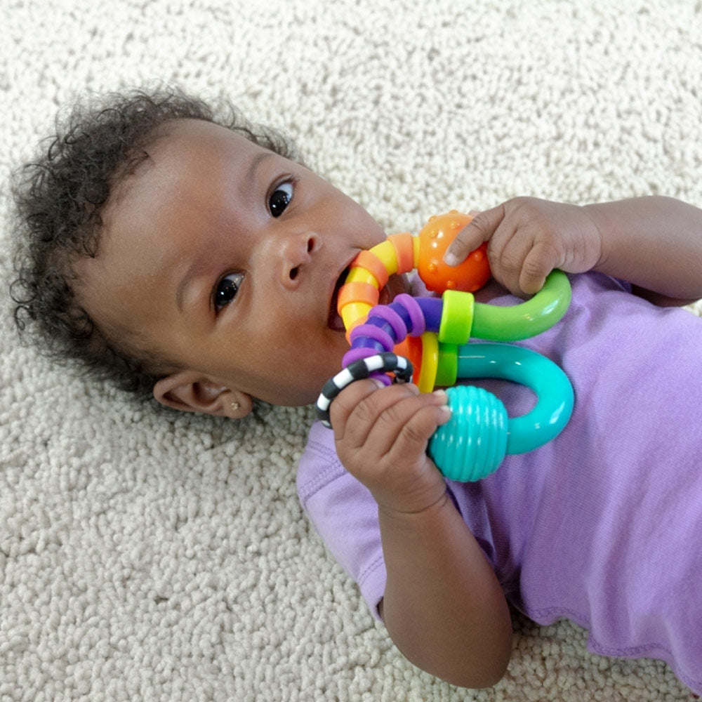 SassyTwistARooFlexibleTeetherRattle