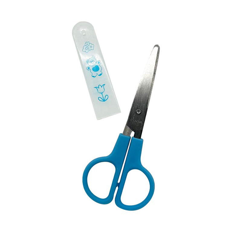 Baihang Student Scissors with Cover - 1 Piece