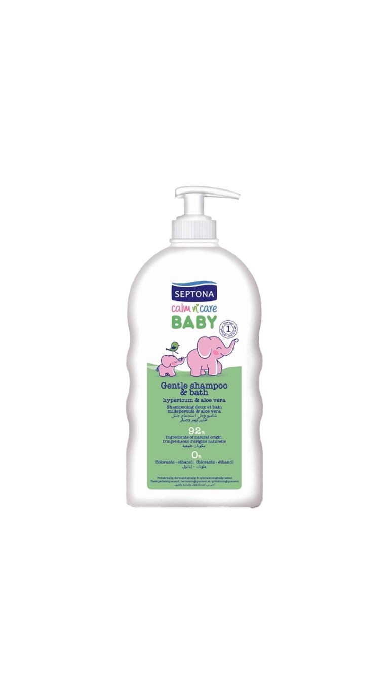 Septona Baby Gentle Shampoo & Bath Hypericum & Aloe Vera - 500ml