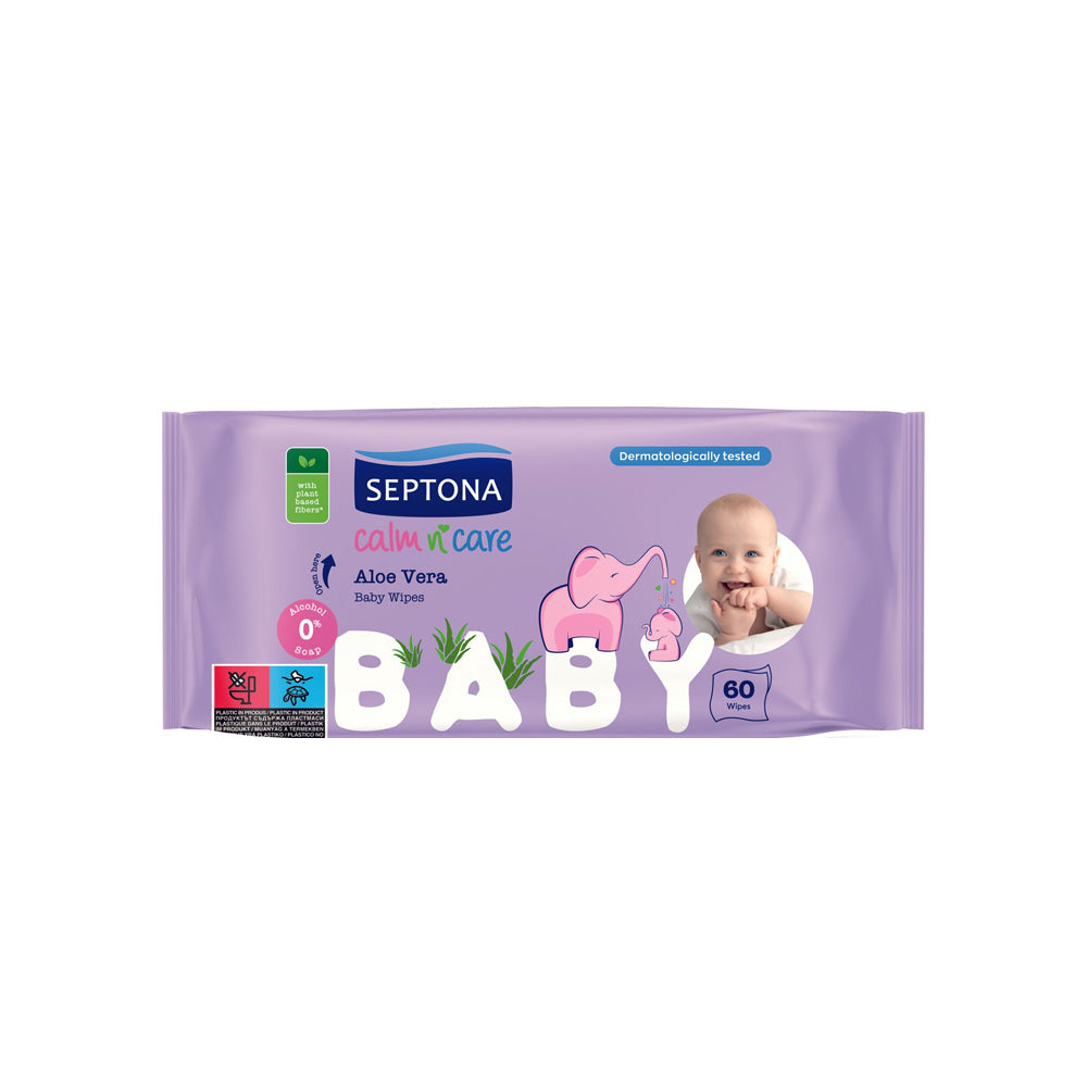 SeptonaBabywipesAloeVera60Wipes