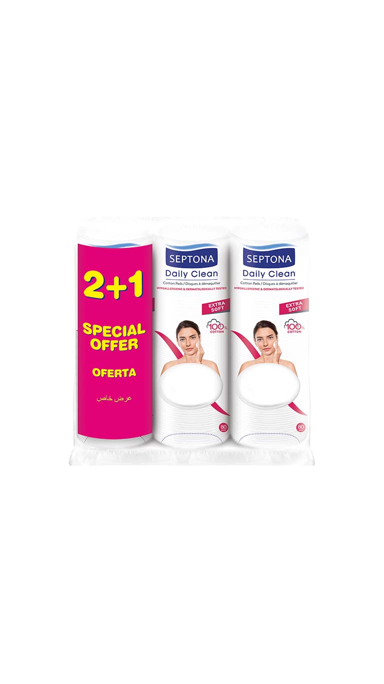 SeptonaDailyCare2+1Free240CottonPads