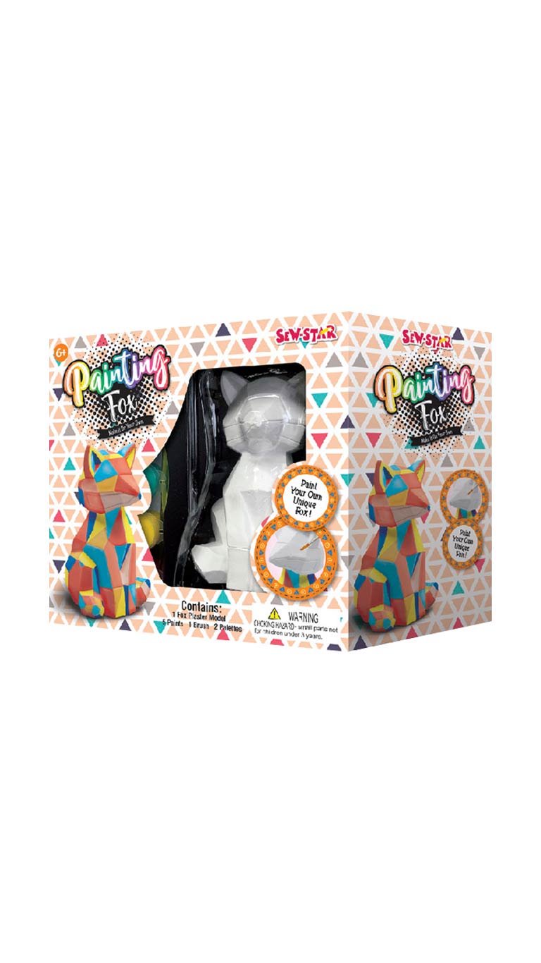 Sew Star Painting Plaster Kit - Fox