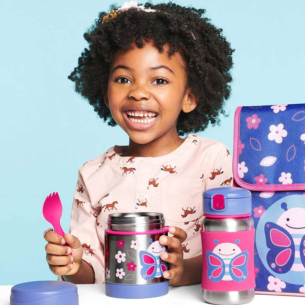 Skip Hop Zoo Insulated Food Jar (3Yrs+) - Butterfly
