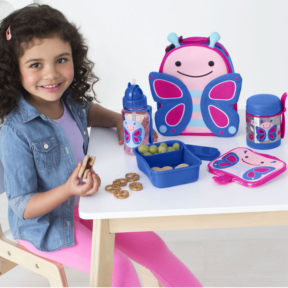 Skip Hop Zoo Insulated Food Jar (3Yrs+) - Butterfly