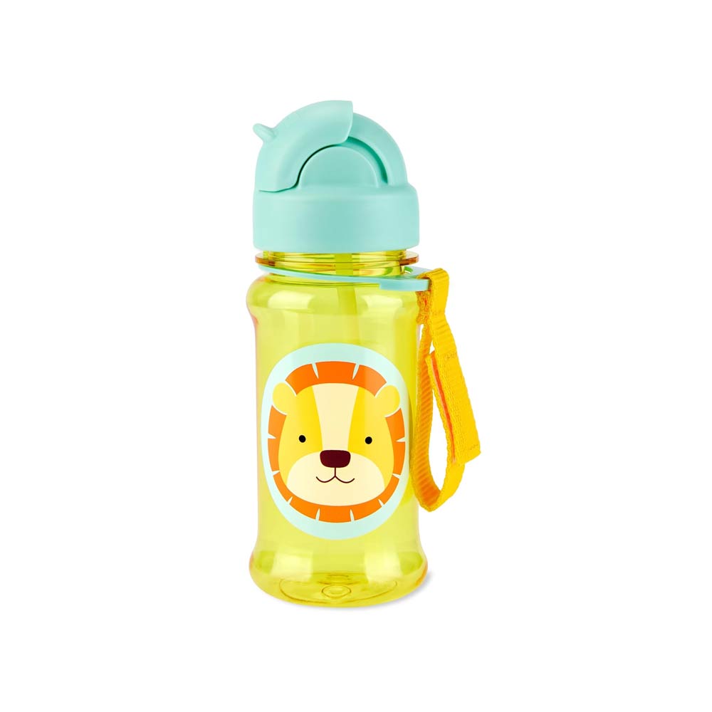 Skip Hop Zoo Tritan Straw Bottle Lion