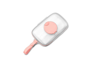 Skiphop Grab & Go Snug Seal Wipes Case - Blush Pink
