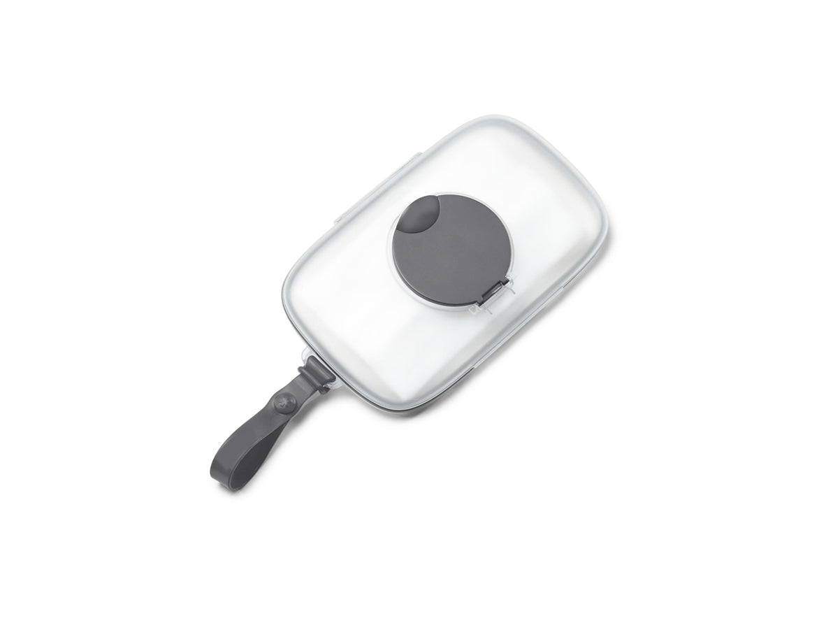 Skiphop Grab & Go Snug Seal Wipes Case - Gray