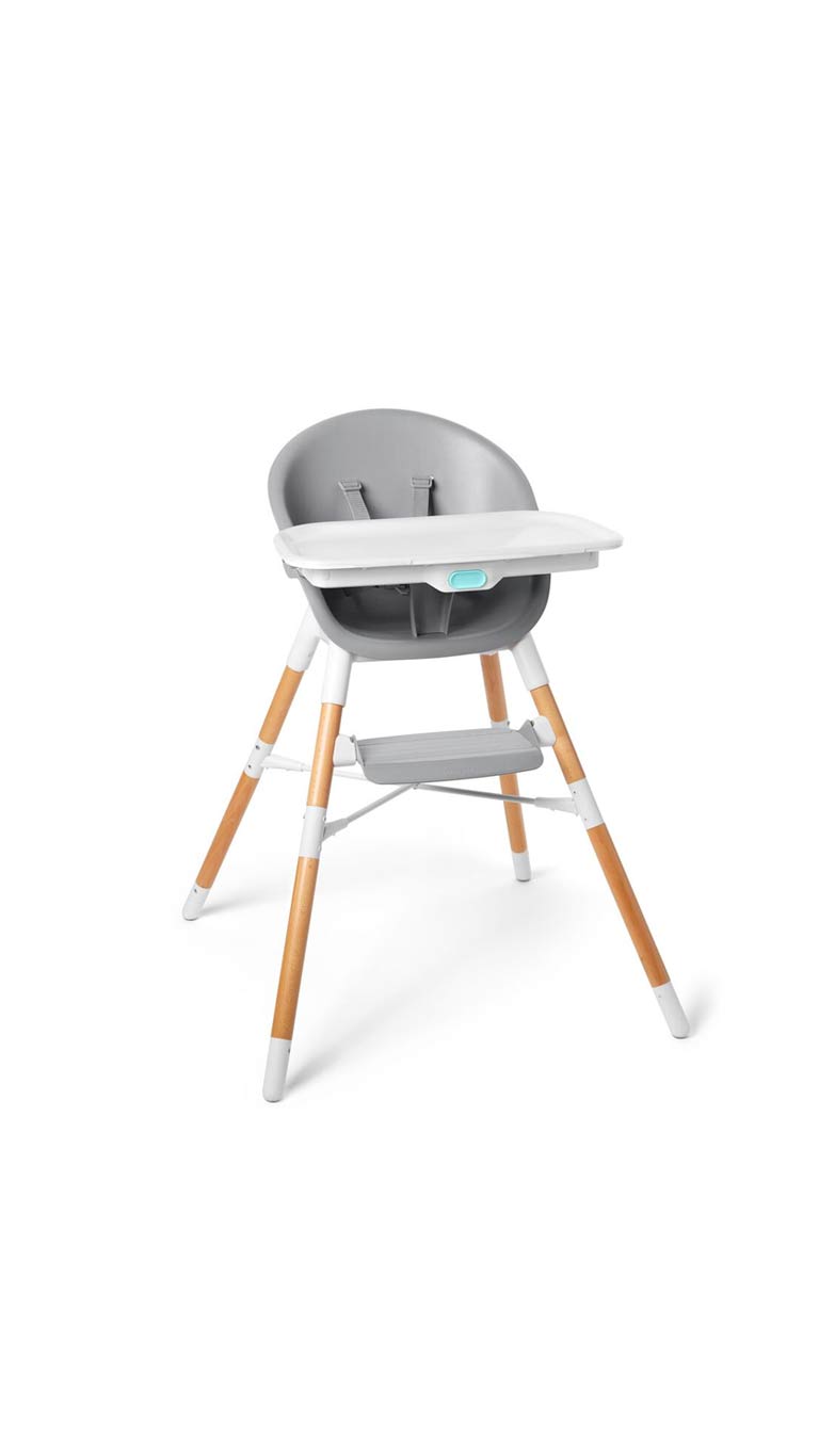 Skip Hop EON 4-In-1 High Chair - Grey/White