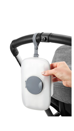 Skiphop Grab & Go Snug Seal Wipes Case - Gray
