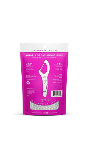 Grin Smooth Gentle Floss Tape - 75 Floss Picks