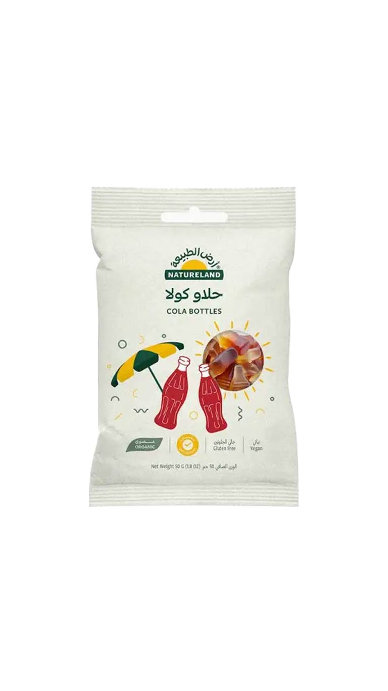 Natureland Cola Bottles (50g)
