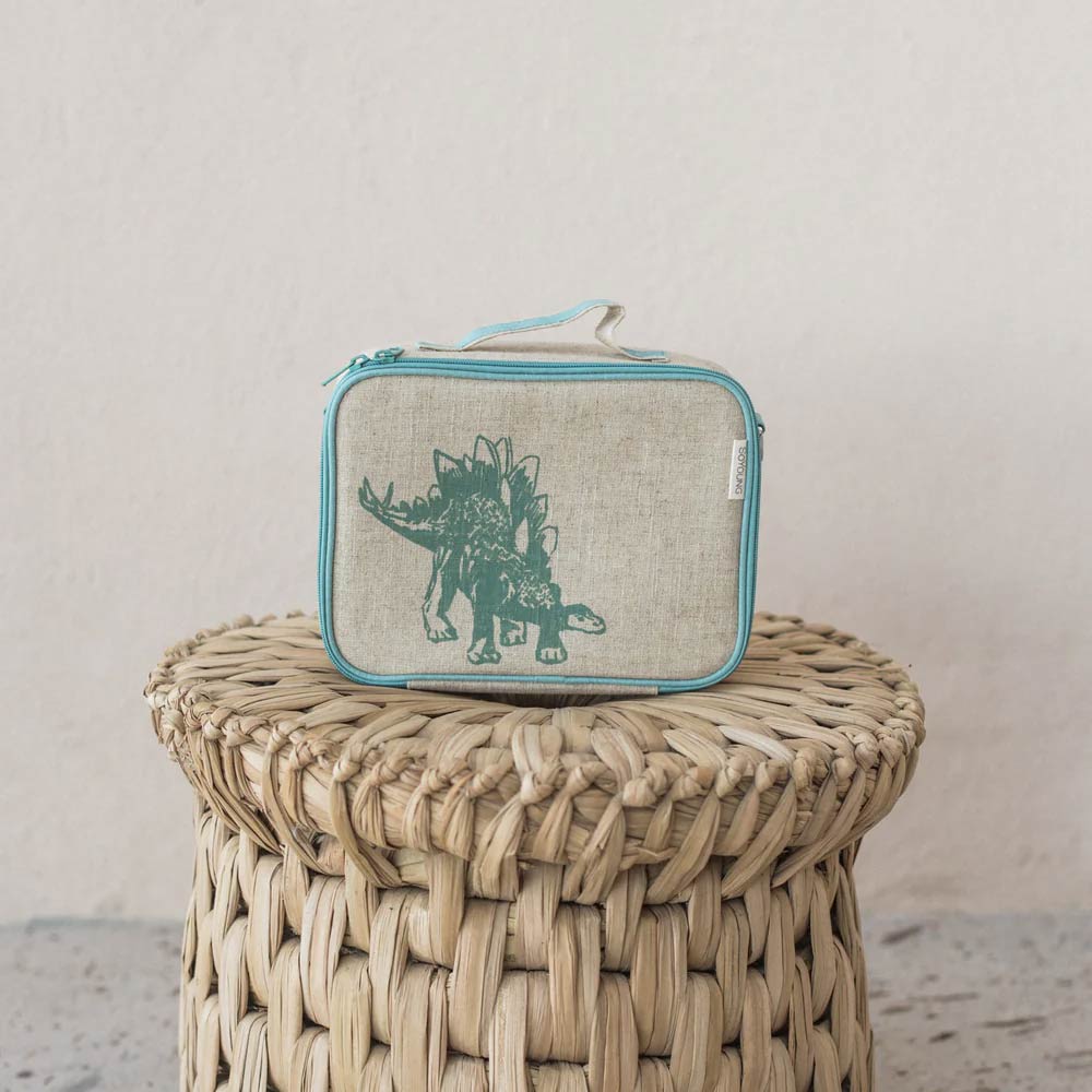 SoYoung Lunch Bag - Green Stegosaurus