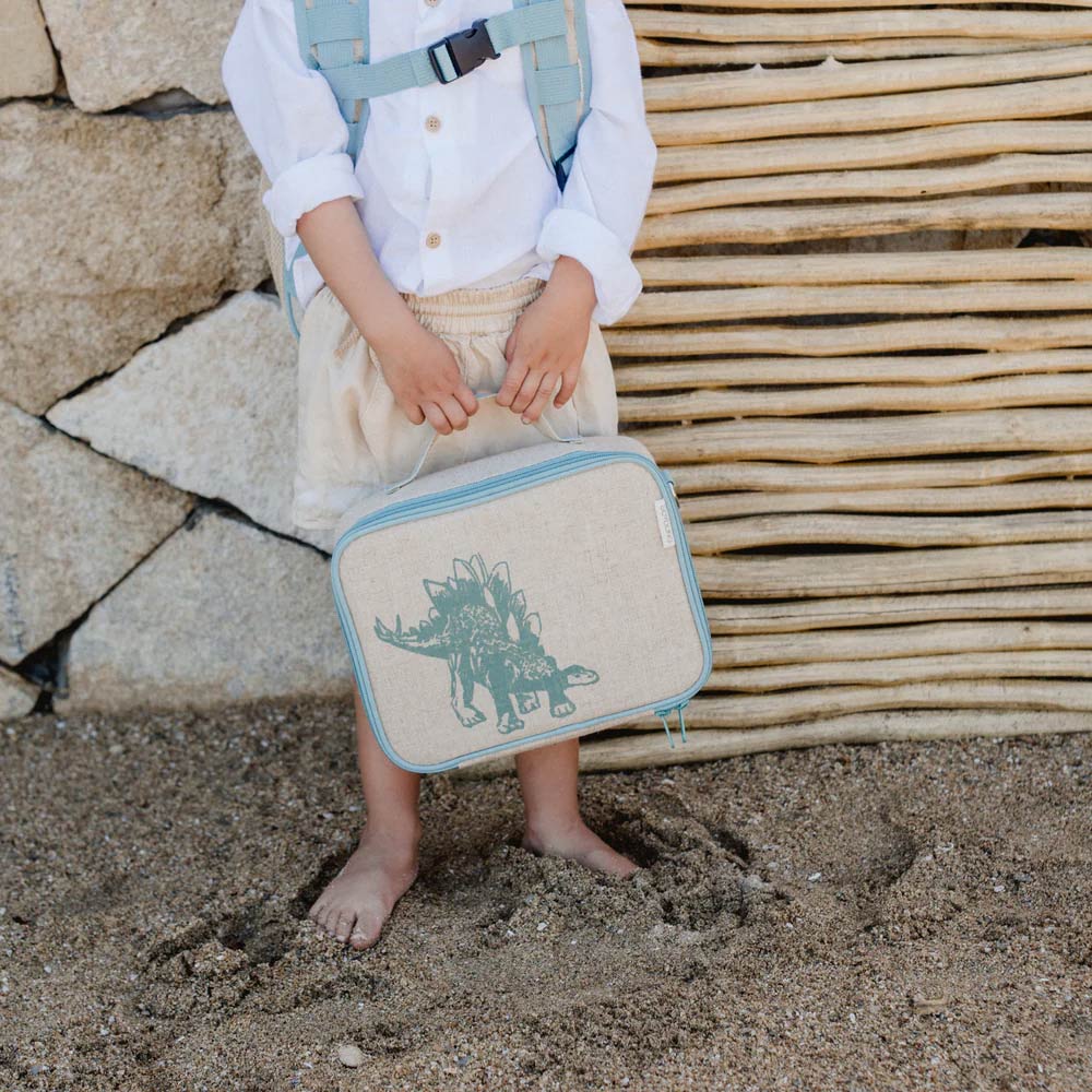 SoYoung Lunch Bag - Green Stegosaurus