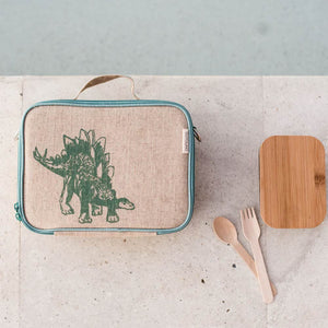 SoYoung Lunch Bag - Green Stegosaurus