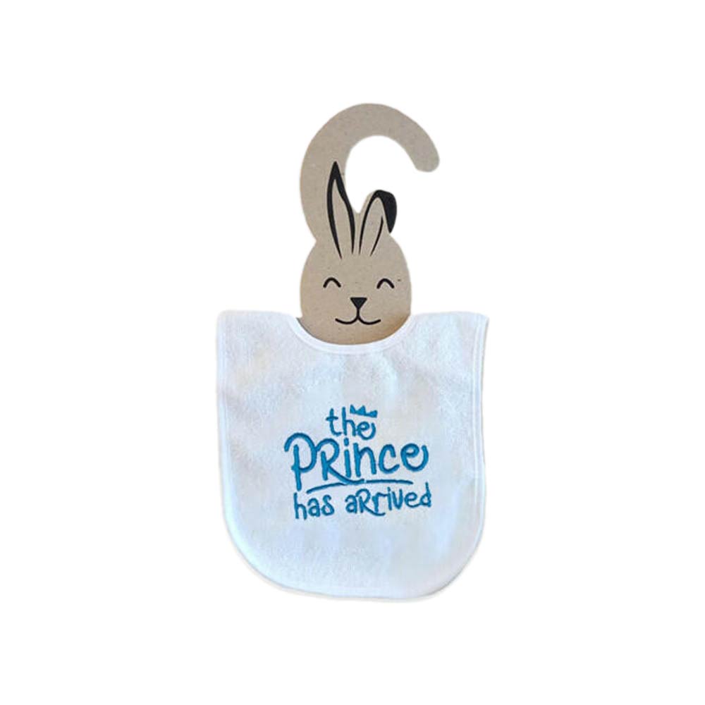 Solo Design Baby Bib - The Prince Has Arrived