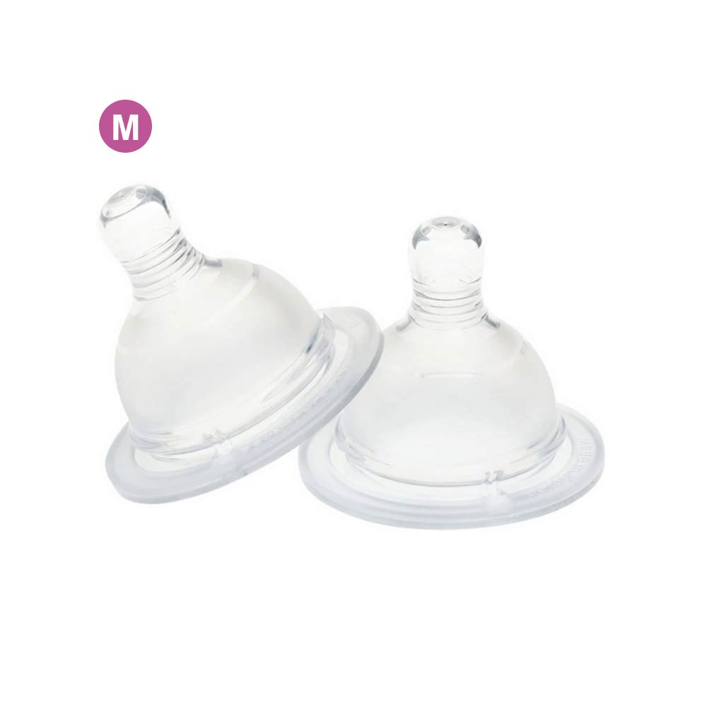 Spectra Wide Neck Nipples Medium (3-5m) – 2 Pcs