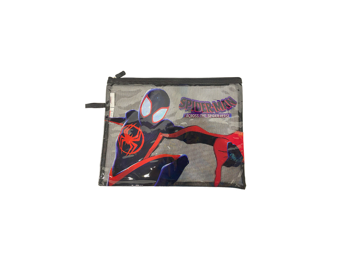 Spiderverse Kids File Pouch With Zipper