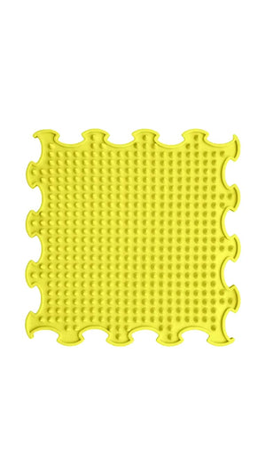Ortoto Sensory Massage Puzzle Mat (Spikes) - Pastel Lemon