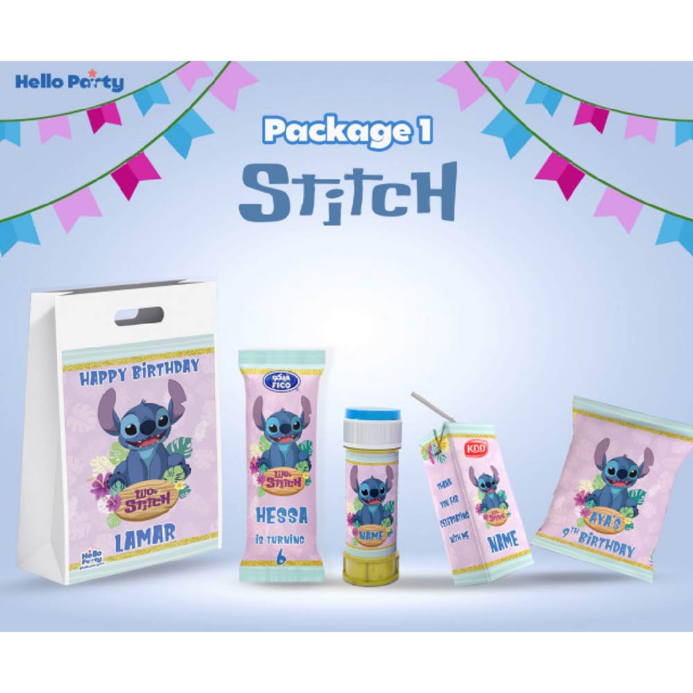 Hello Party Stitch Package 1 - For 5 Kids