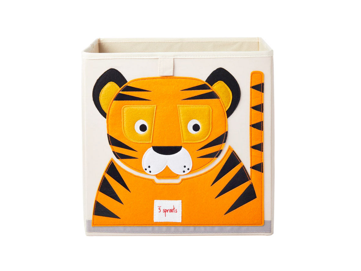3 Sprouts Storage Box - Tiger