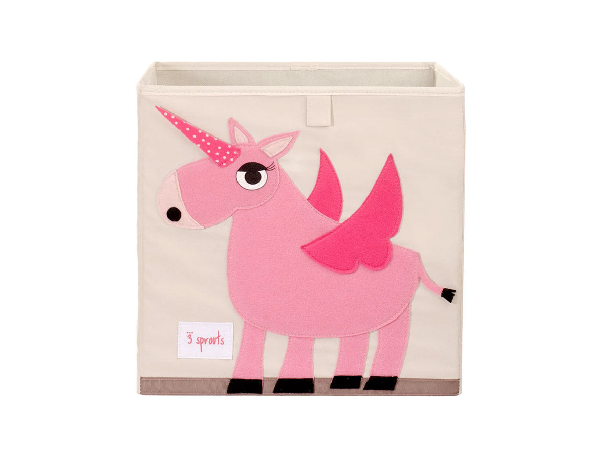 3 Sprouts Storage Box - Unicorn