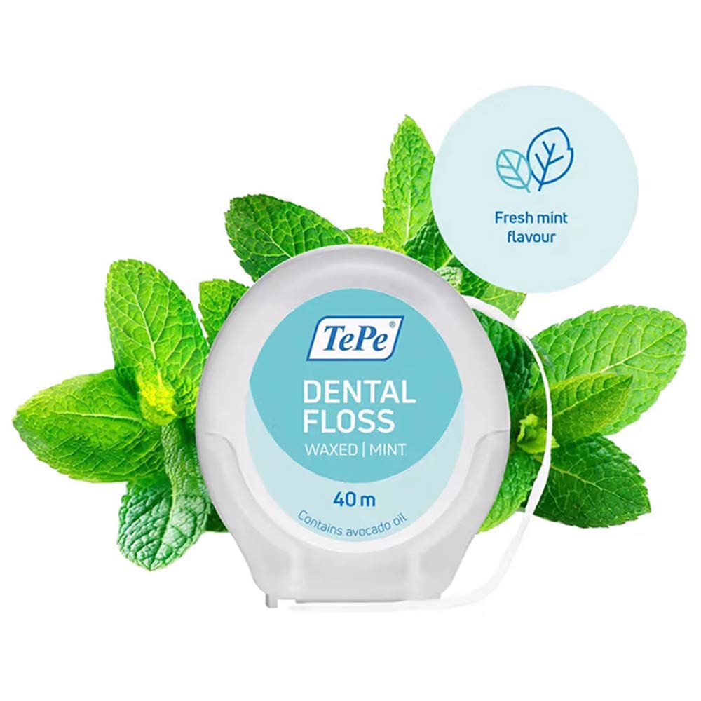 TePe Dental Floss 40m Waxed Mint