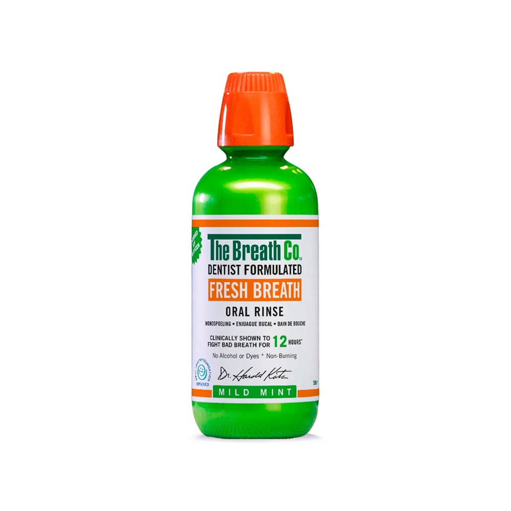 The Breath Co Fresh Breath Oral Rinse - Mild Mint 500ml