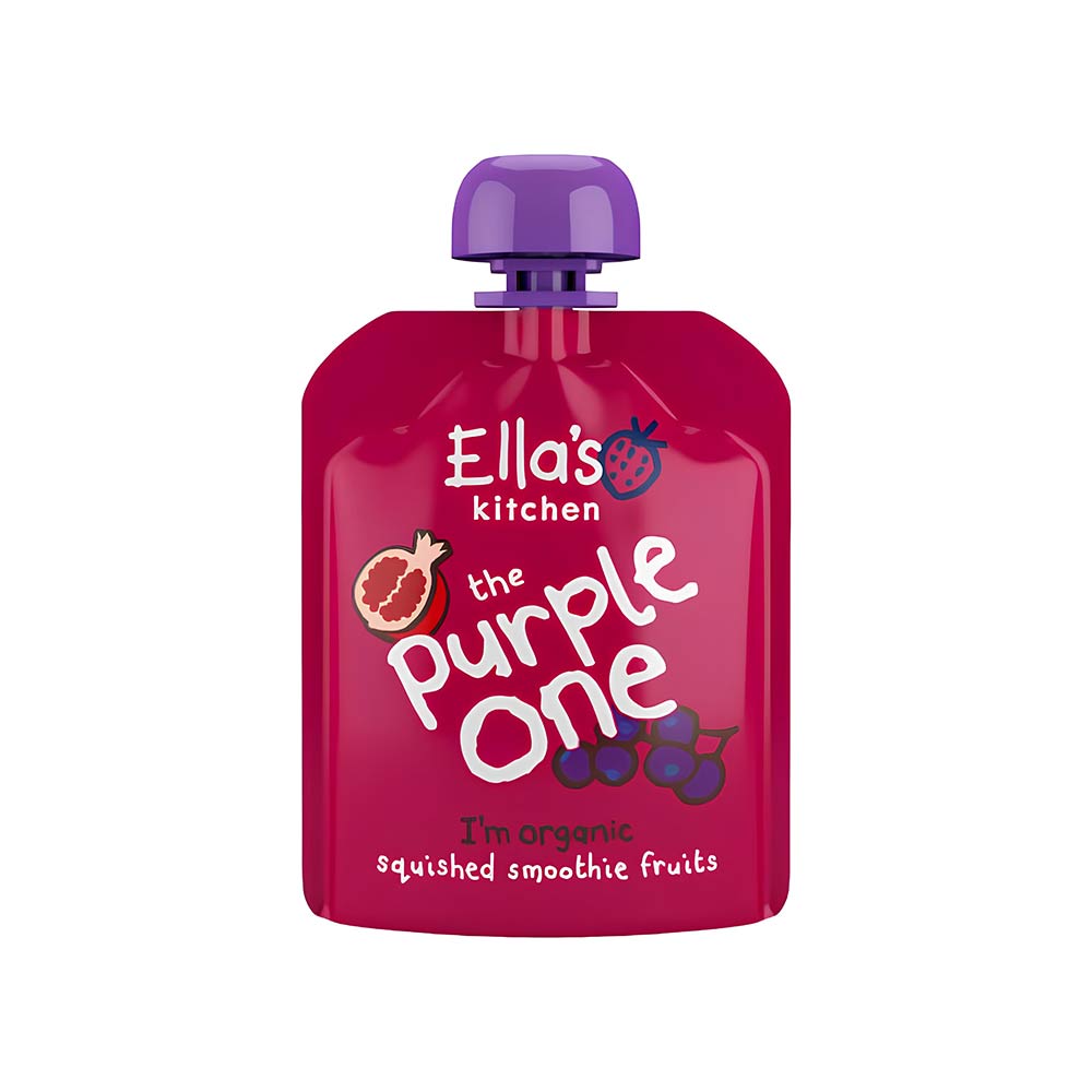 Ella's Kitchen Organic Smoothie 90g - The Purple One Squished Smoothie Fruits