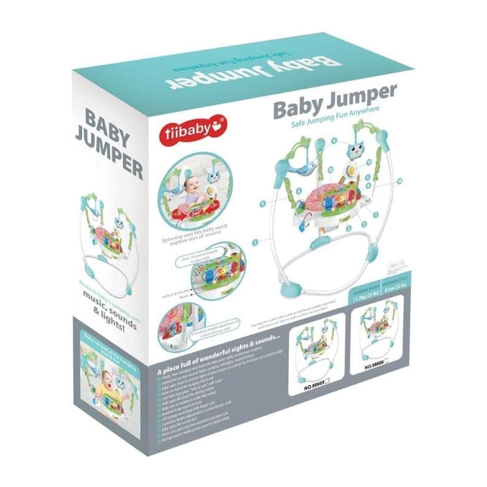TiiBaby Baby Jumper with Lights & Music