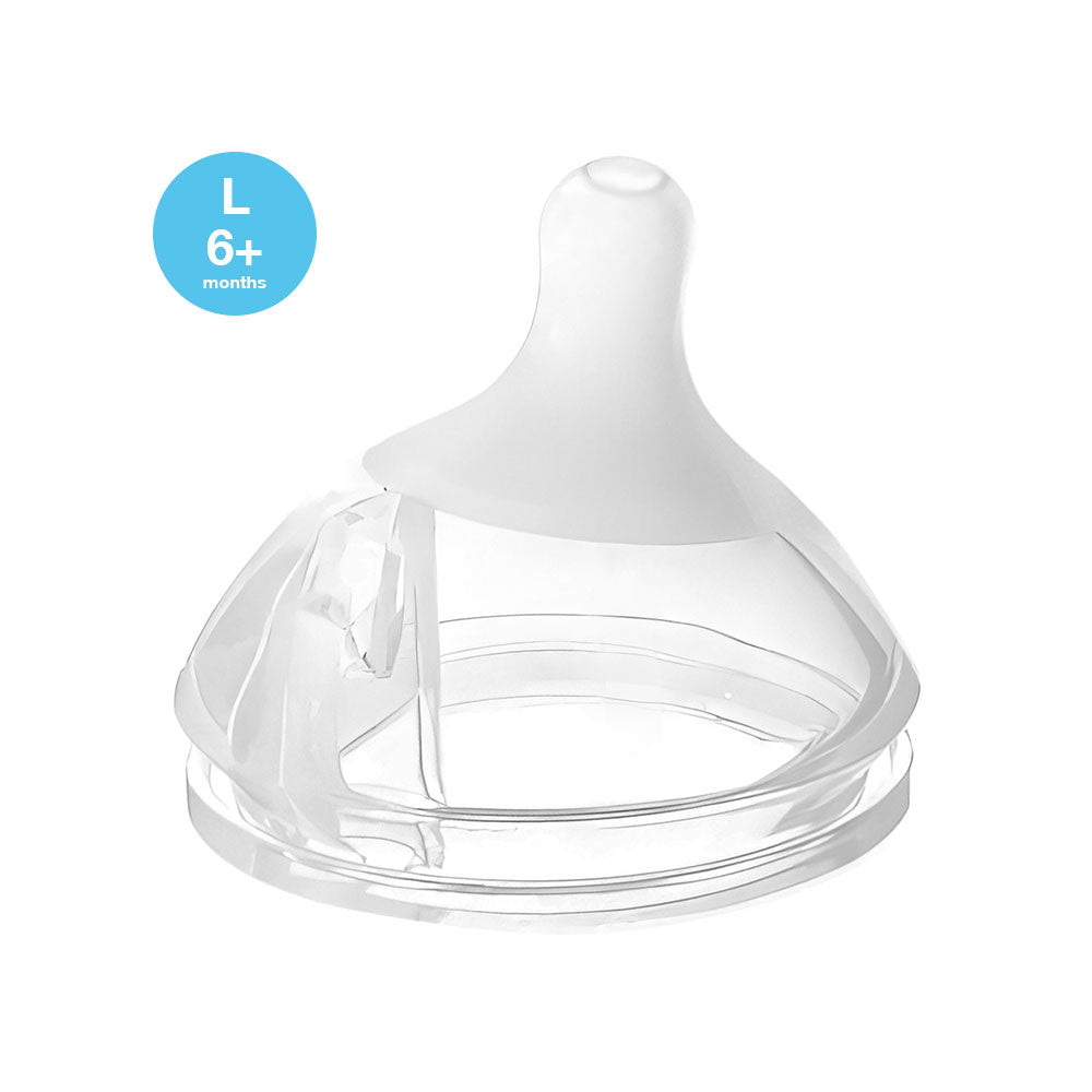 Tiny's Angled Anti-Colic Nipple (6m+) Flow 3 - 1 Piece