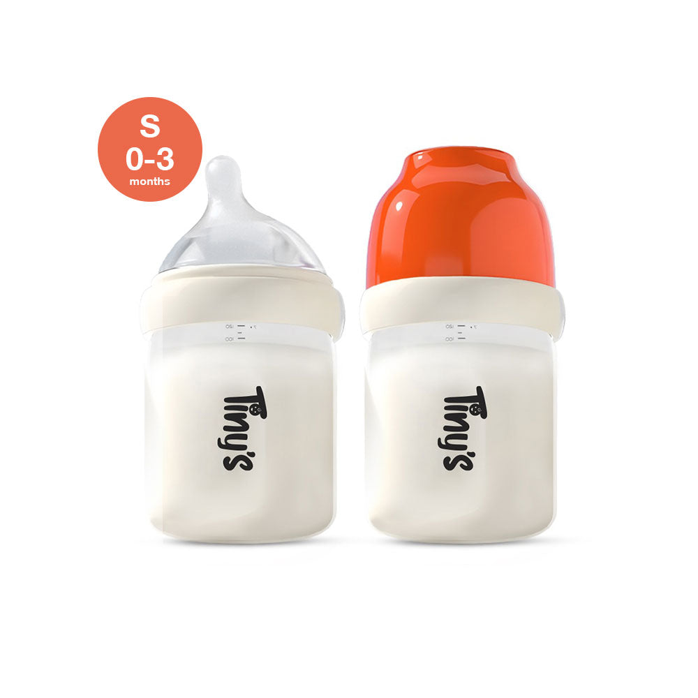 Tiny's Anti-Colic Bottle (0-3m) 120ml - Orange