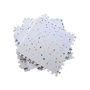 Tiny's Eva Play Mat Creamy White Terrazo (60x60cm) - 6 Pcs