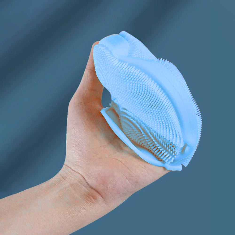 Tiny's Silicone Shower Brush - Blue
