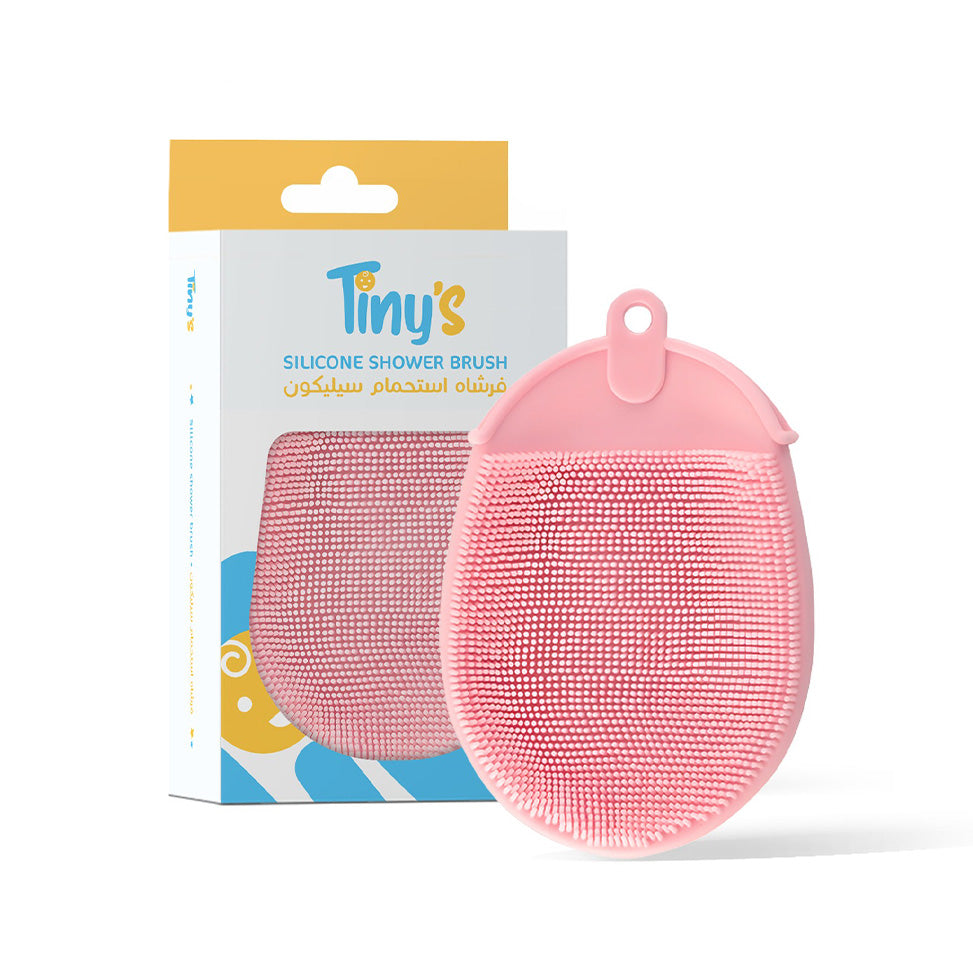 Tiny's Silicone Shower Brush - Pink