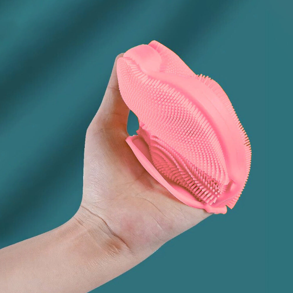 Tiny's Silicone Shower Brush - Pink