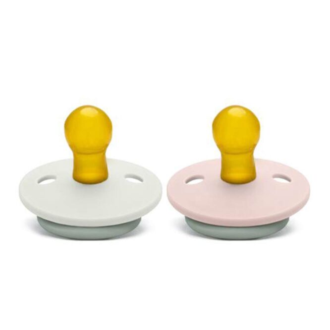 Tiny’s Natural Latex Pacifier Size 1 (0-6m) Mix Color – 2 Pcs