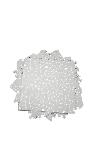 	Tiny’s Evy Mat – Gray with Stars