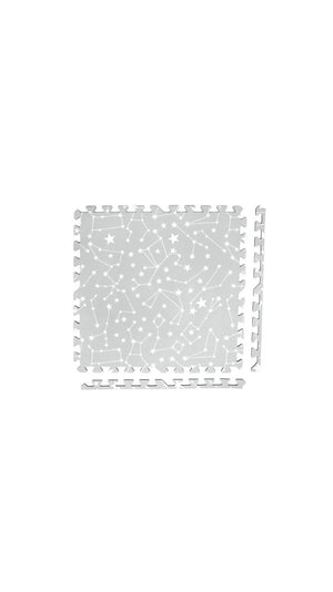 	Tiny’s Evy Mat – Gray with Stars