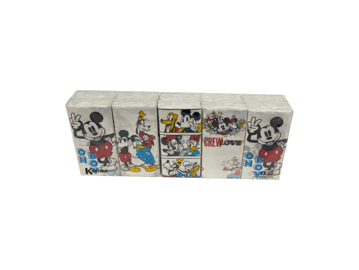 Stor Mickey Minni Pocket Tissue - Pack of 10