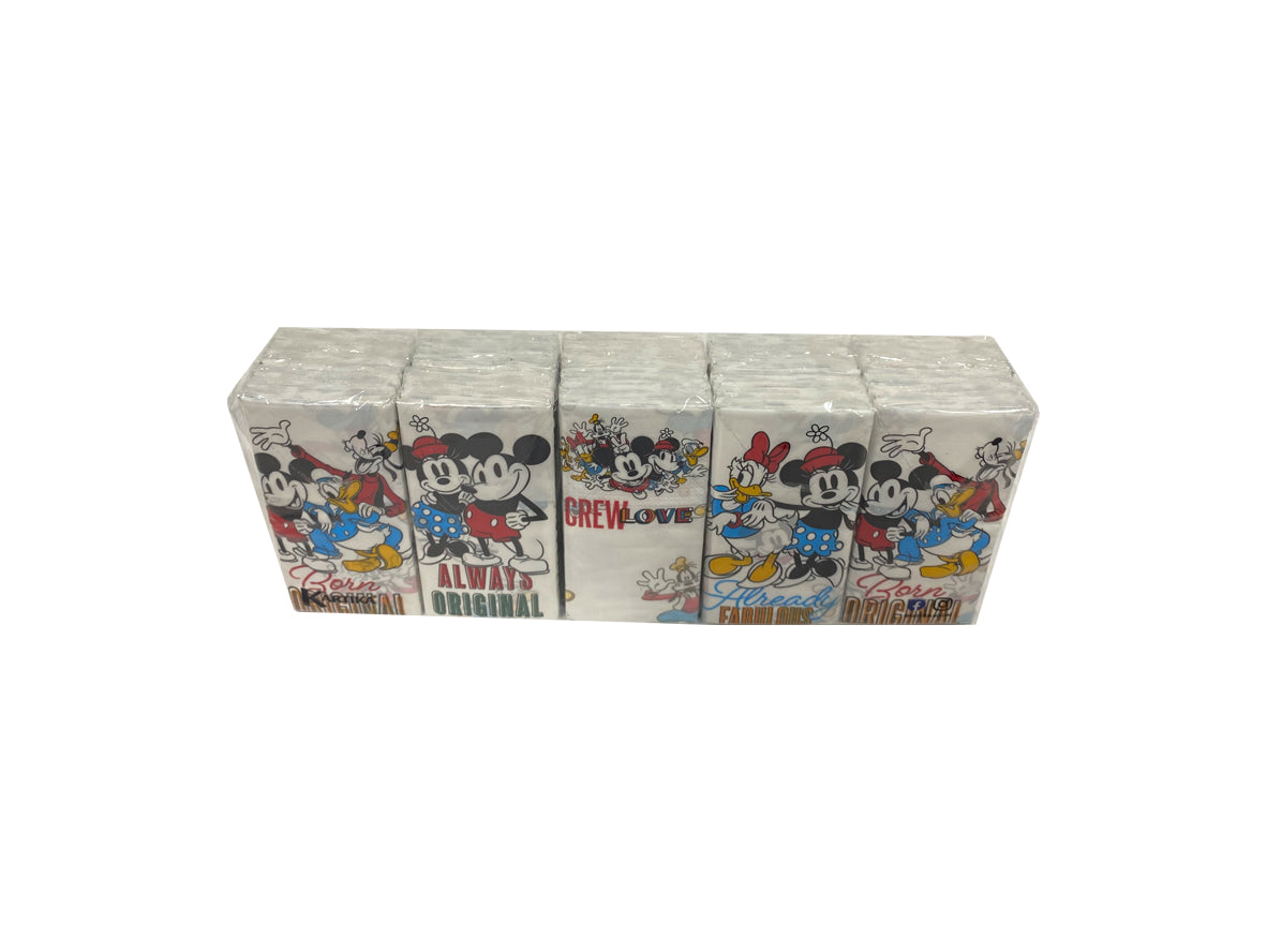 Stor Mickey Minni Pocket Tissue - Pack of 10