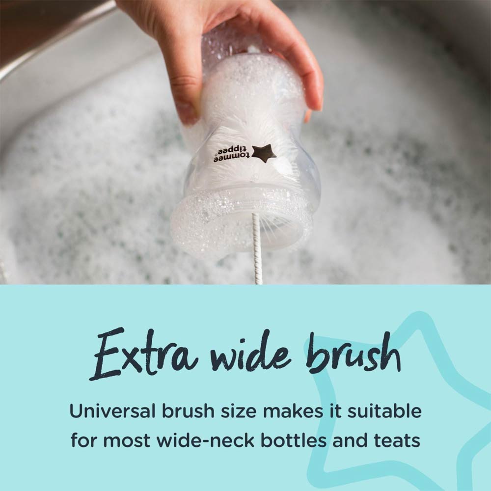 Tommee Tippee Essential Bottle Brush and Teat Cleaner