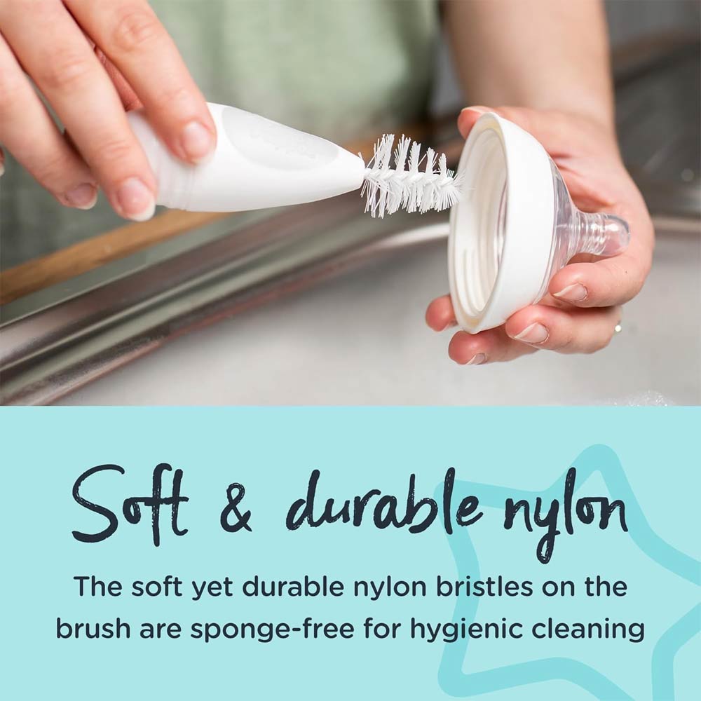 Tommee Tippee Essential Bottle Brush and Teat Cleaner
