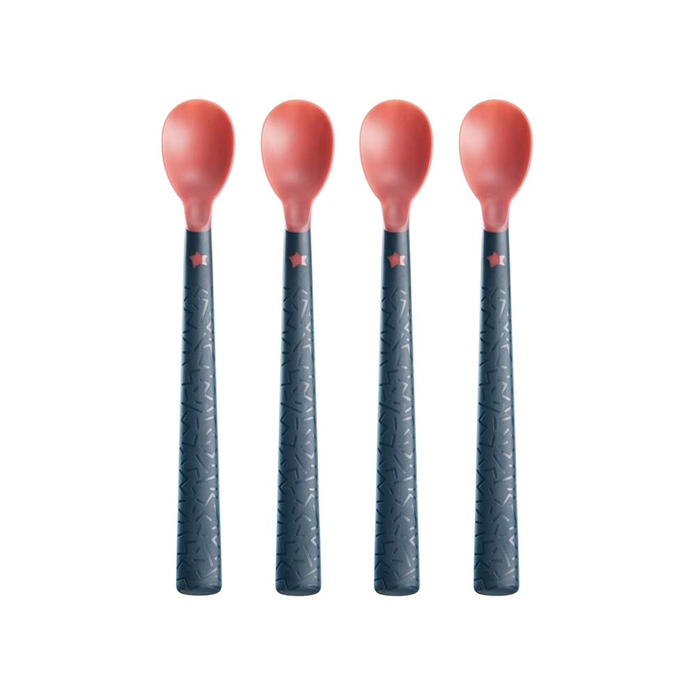 Tommee Tippee Heat Sense Soft Weaning Spoon (4m+) - 4 Pcs