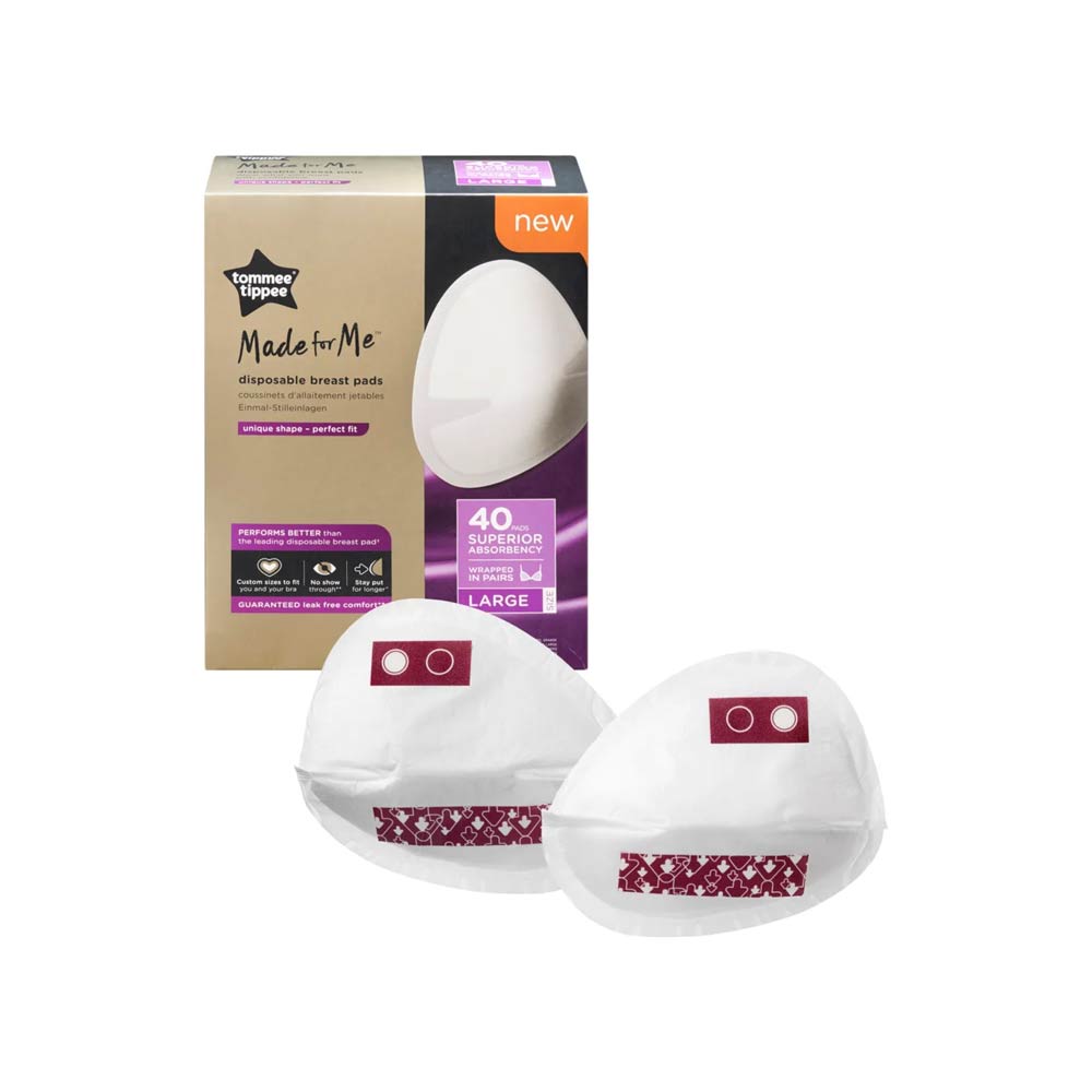 Tommee Tippee Made For Me Disposable Breast Pads Large - 40 Pads