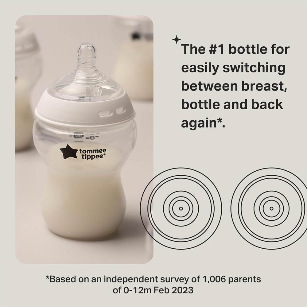 Tommee Tippee Natural Start Anti-Colic Bottles 260ml (0m+)