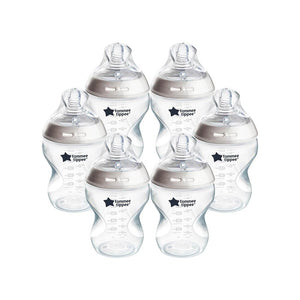 Tommee Tippee Natural Start Anti-Colic Bottles 260ml (0m+) - 6 Pcs